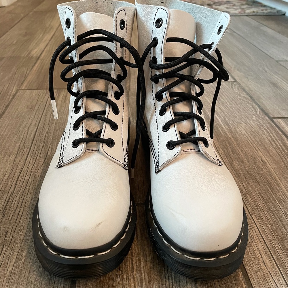 White Dr. Martens